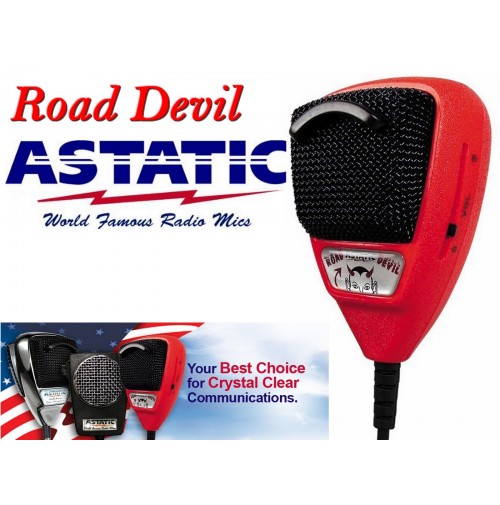 ASTATIC RD-104E  ROAD DEVIL Microfono  Palmare Preamplificato