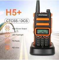 BAOFENG  H5+ ricetrasmettitore Dual-Band   VHF/UHF  Radio FM