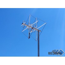 BIG SIGNAL 6BS-270-ANTENNA DIRETTIVA 144/432 MHz CUBICAL QUAD 6 ELEMENTI