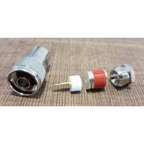 CONNETTORE N MASCHIO A SALDARE PER CAVI 5 mm RG-58/RF195