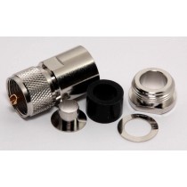 CONNETTORE PL259 PROFESSIONALE  PER CAVI 10.3 MM RG-213 RF400/HF400/H1000/ULTRAFLEX10