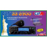 CRT SS-6900 V6-RTX MOBILE HF 10 METRI AM/FM/SSB ALL MODE (10/11/12 MT EXPORT)
