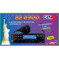 CRT SS-6900 NRC V7-RTX MOBILE HF-10 METRI AM/FM/SSB ALL MODE (10/11/12 MT EXPORT)