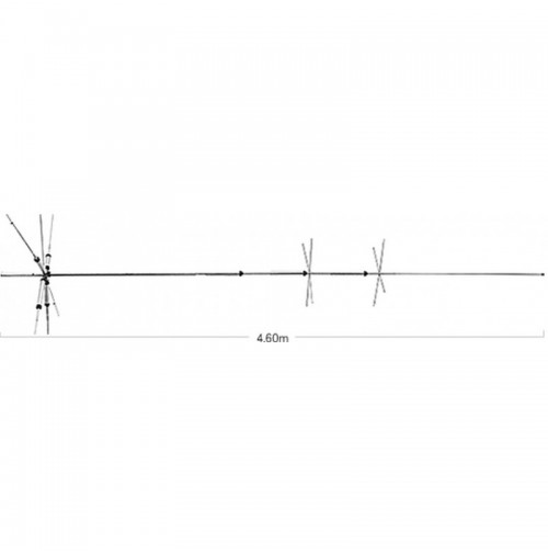 DIAMOND CP-6SR ANTENNA DA BASE 3.5-7-14- 21-28-50 MHZ