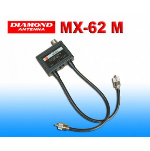 DIAMOND MX-62M-DUPLEXER 1.6-56/76-470  MHz CONNESSIONI PL259/PL259