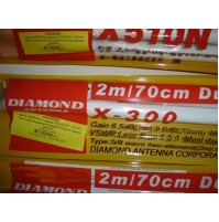 DIAMOND X-300N - ANTENNA VERTICALE 144/430 MHz ALTEZZA 310 cm