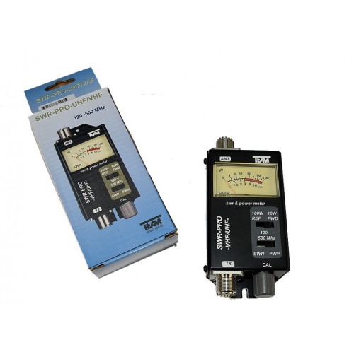 TEAM ELECTRONIC PR-2500-ROSMETRO WATTMETRO PRO 120-500 MHz 0.5-100 WATT