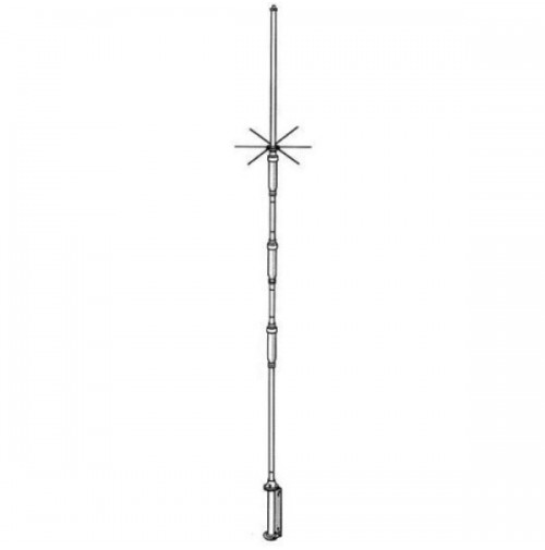 HUSTLER 4-BTV ANTENNA VERTICALE HF TRAPPOLATA 4 BANDE 10, 15, 20, 40,   HI-Q