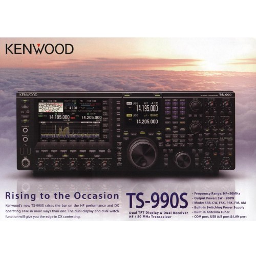 KENWOOD TS-990SE  RTX HF+50 HZ BASE 200W GARANZIA K2M