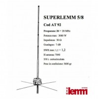 SUPERLEMM AT 92 Antenna Ominidirezionale 5/8  26/28 Mhz