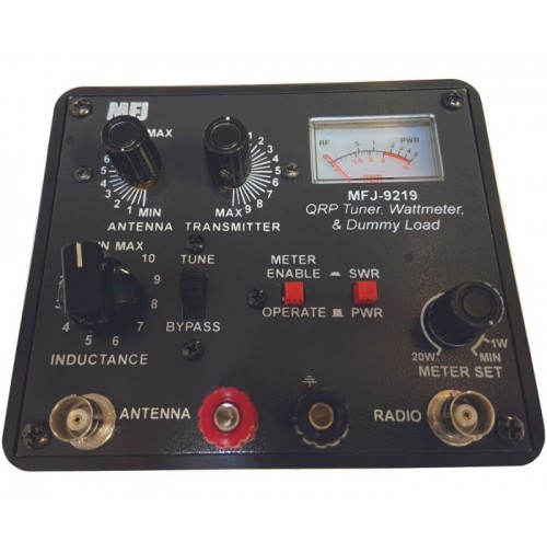 MFJ-9219 ACCORDATORE MANUALE, WATTMETRO, CARICO FITTIZIO PER RTX QRP 0-50 MHz