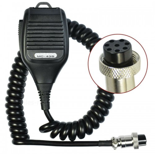 MGE MC-43S (SIMILE KENWOOD) MICROFONO  DA PALMO 8 POLI STANDARD