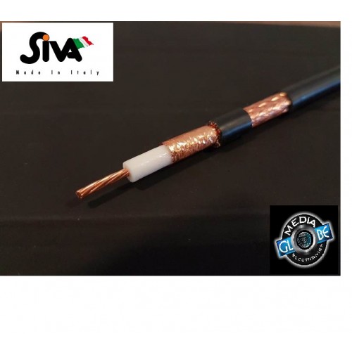 SIVA RF 287 UF PVC ULTRAFLESS.  7 mm  CAVO  BASSA PERDITA DOPPIO SCHERMO