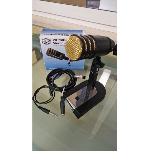 HEIL SOUND PR781G COMPLETO DI SUPPORTO CB-1-PTT E CC1-XLR- IB  8 POLI ICOM