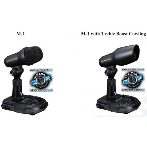 YAESU M-1 - MICROFONO doppia capsula,  dinamica e a condensatore con EQ