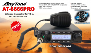 ANYTONE AT-6666PRO  RTX HF-10M  80W SSB CON NR ALL MODE (10/11/12 MT EXPORT)