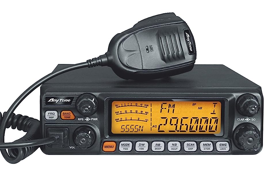 Anytone AT-5555N II 60W SSB (SUPERSTAR SS-7900V TURBO CRT) RTX HF-10/11M ALL MODE