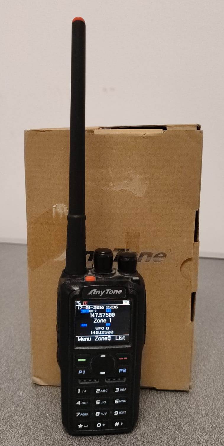 ANYTONE D868UV DUALBAND DMR/FM CON VFO - COME NUOVO
