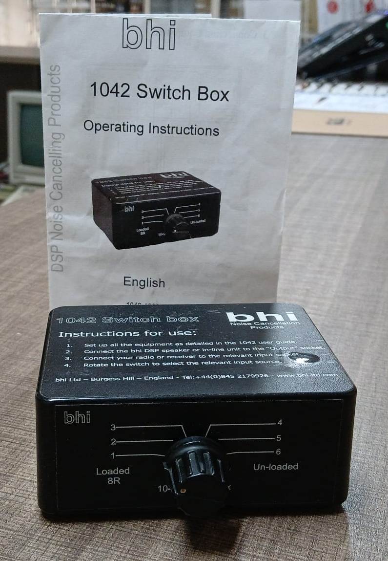 BHI 1042 SWITCH BOX COLLEGA FINO A 6 RTX AD UN ALTOPARLANTE ANTIRUMORE