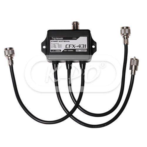 COMET CFX-431D TRIPLEXER 1.3-150 / 400 -500/900-1400 MHz
