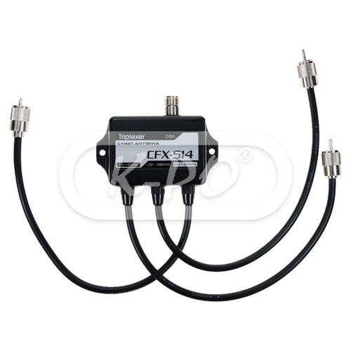 COMET CFX-514 TRIPLEXER 1.3-90 MHz / 130-200 MHz / 380-500 MHz