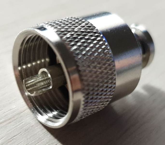 CONNETTORE SIRIO PL259 CORTO A SALDARE TEFLON PER RG58/H155/