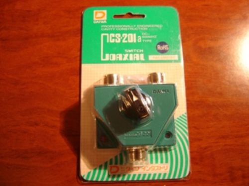 DAIWA CS-201A COMMUTATORE D'ANTENNA A 2 POSIZIONI E 1 INGRESSO-CONNESSIONI SO239