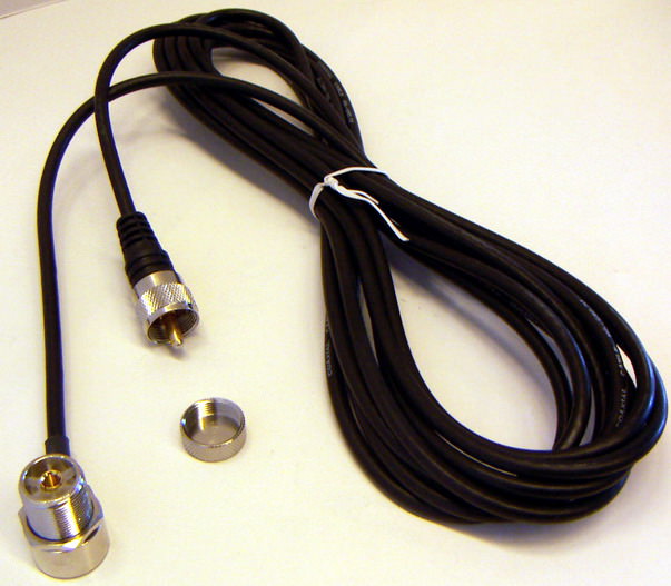 DIAMOND ECH-5-CAVO ANTENNA CON SO239 PER MOBILE DA BAULE (K-401)