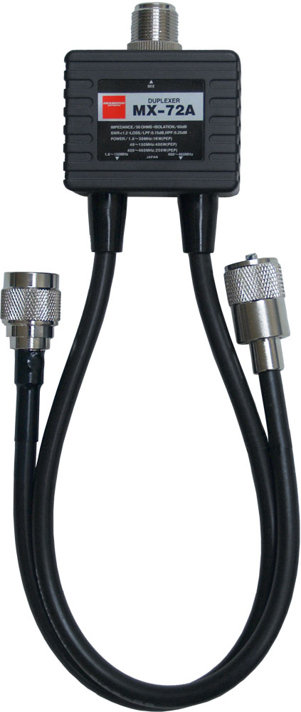 DIAMOND MX-72A DUPLEXER 1.6-150/400-460 MHz CONNESSIONI PL259/NM