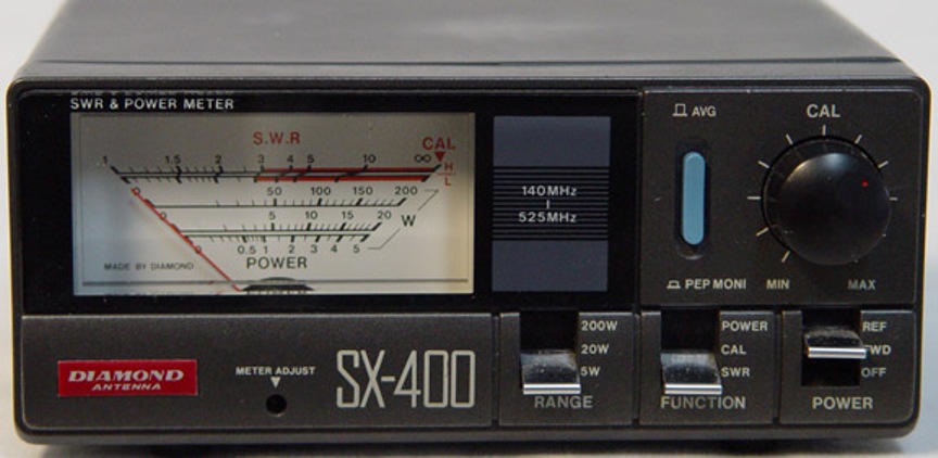 DIAMOND SX-400 ROSMETRO WATTMETRO 144-525 MHz 200 WATT A SCALE SELEZIONABILI