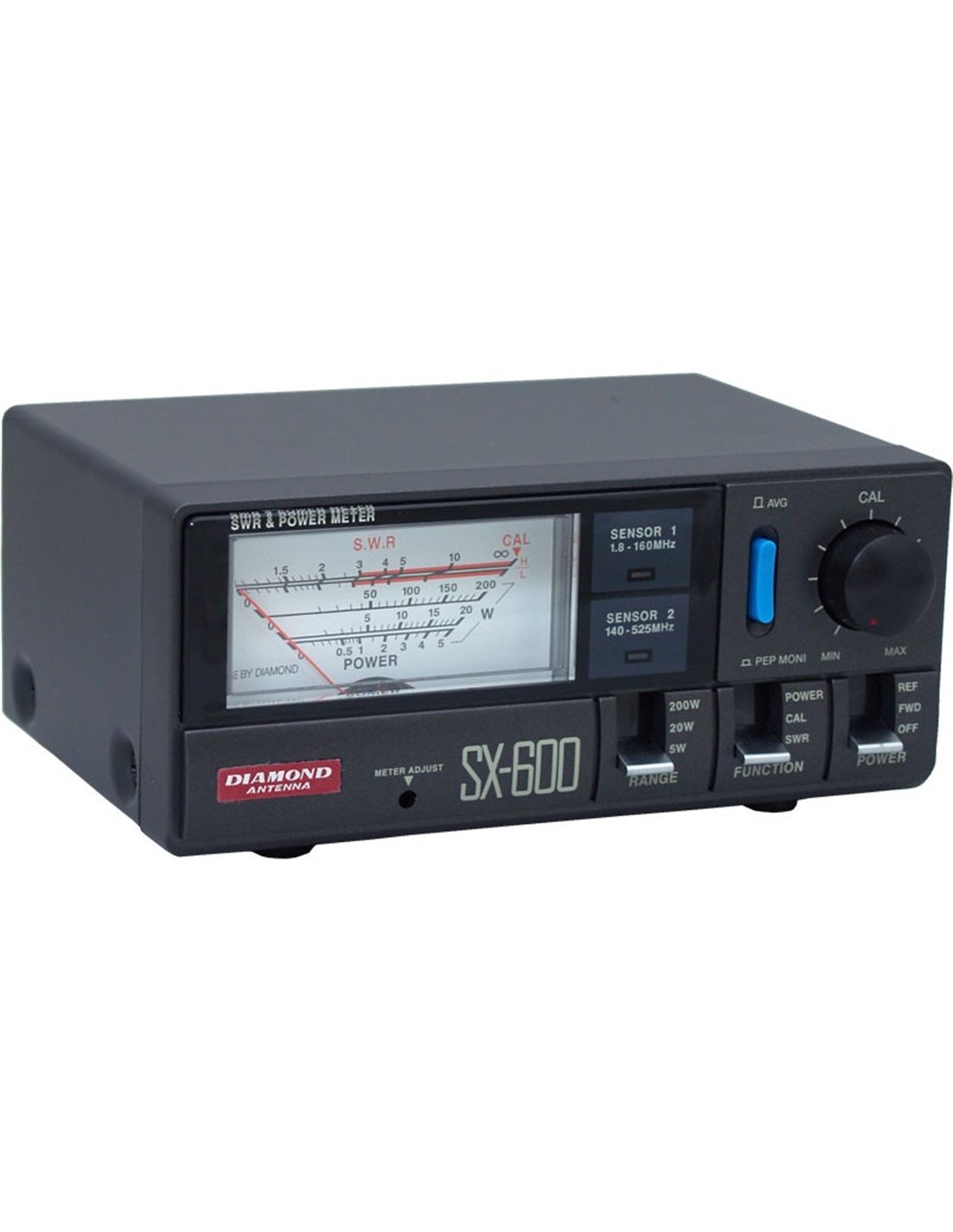 DIAMOND SX-600-ROSMETRO WATTMETRO 1.8-160/140-525 MHz 200 WATT