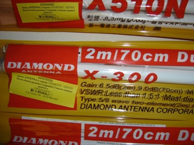 DIAMOND X-300N ANTENNA VERTICALE 144/430 MHz ALTEZZA 310 cm