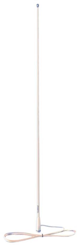 D-ORIGINAL DX-KS-22-ANTENNA VERTICALE NAUTICA 156-162 MHz 150 cm FIBRA DI VETRO CON SUPPORTO DXPA3 INCLUSO