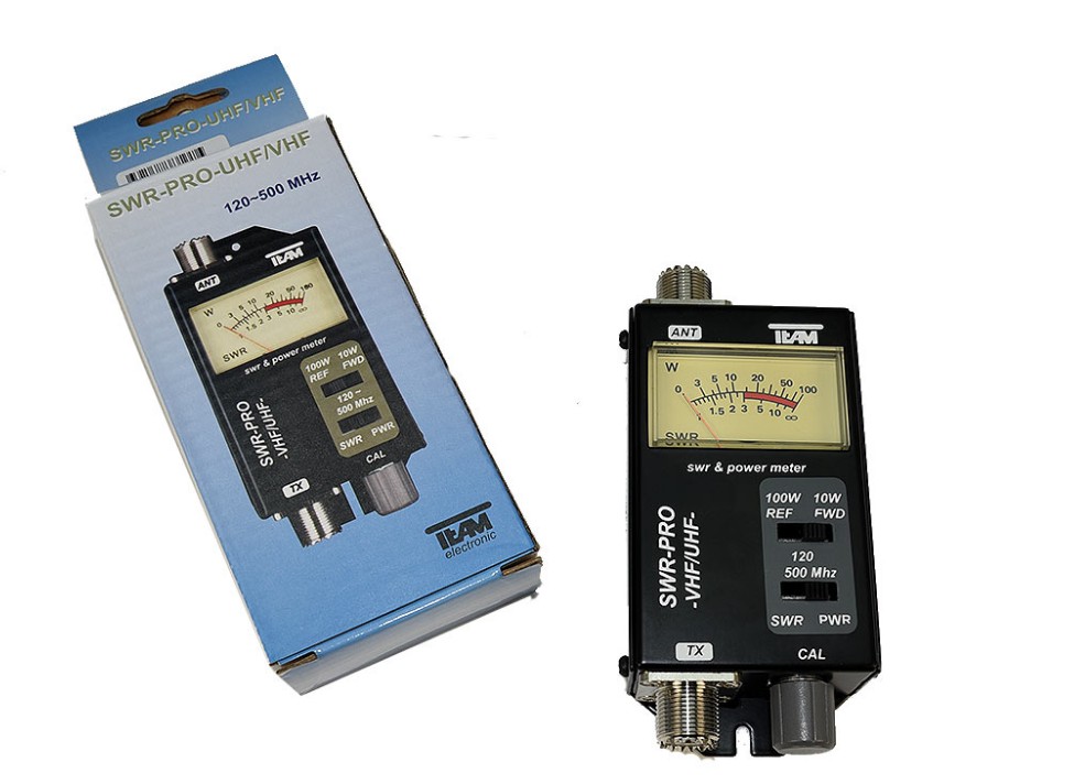 TEAM ELECTRONIC PR-2500-ROSMETRO WATTMETRO PRO 120-500 MHz 0.5-100 WATT