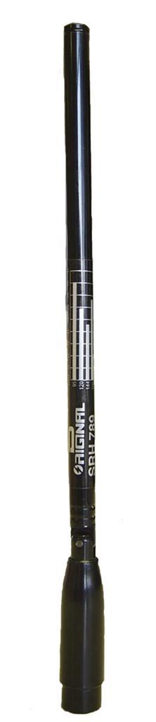 D-ORIGINAL SRH-789-ANTENNA PER PORTATILI TELESCOPICA RX (SCANNER) 95-1100 MHz SNODABILE SMA MASCHIO