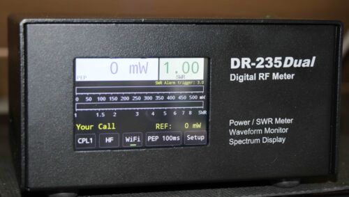 DR-235Dual WATTMETRO digitale 2KW Power/SWR Meter 3.5" Touch screen