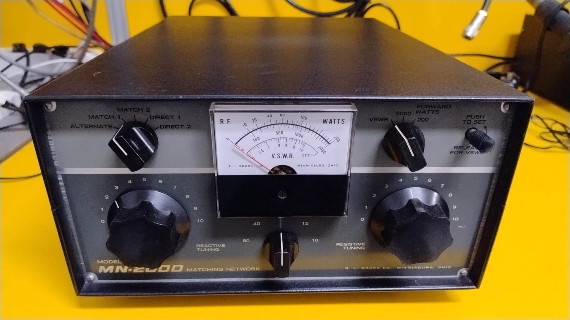 DRAKE MN-2000 ACCORDATORE MANUALE DA 2KW - 3 INGRESSI - IN OTTIMO STATO
