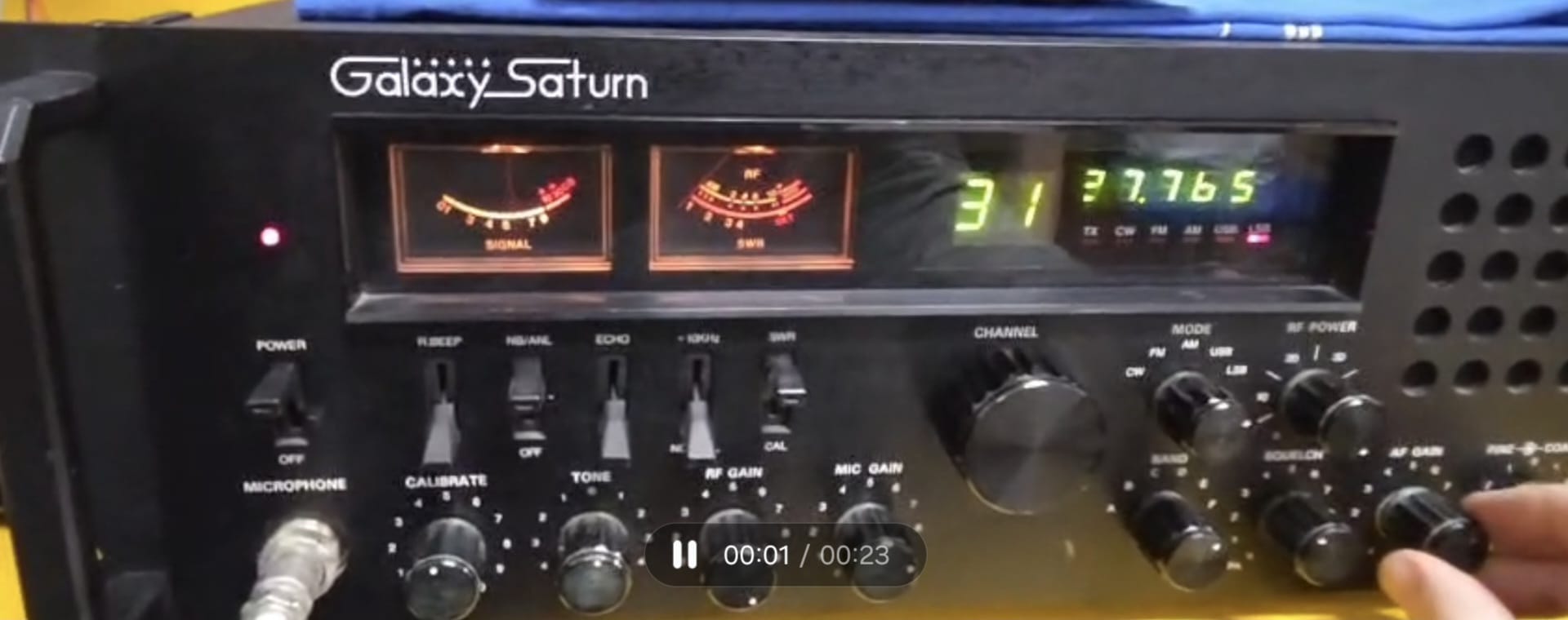 GALAXY SATURN ALL MODE 6 BANDE 25-28MHZ PERFETTO STATO