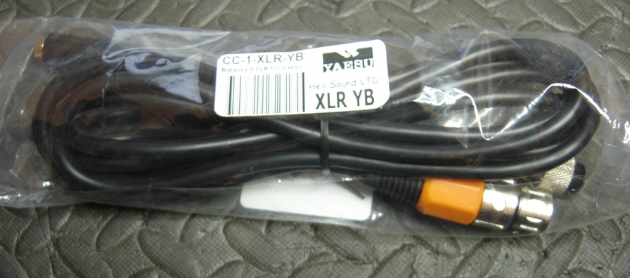 HEIL CC1-XLR-YB CAVO MICROFONO X YAESU 8 POLI & MIC CANON 3 POLI