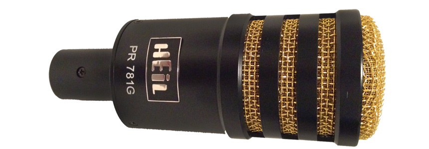 HEIL SOUND PR-781G "GOLD" MICROFONO DA STUDIO PER HF COLORE ORO