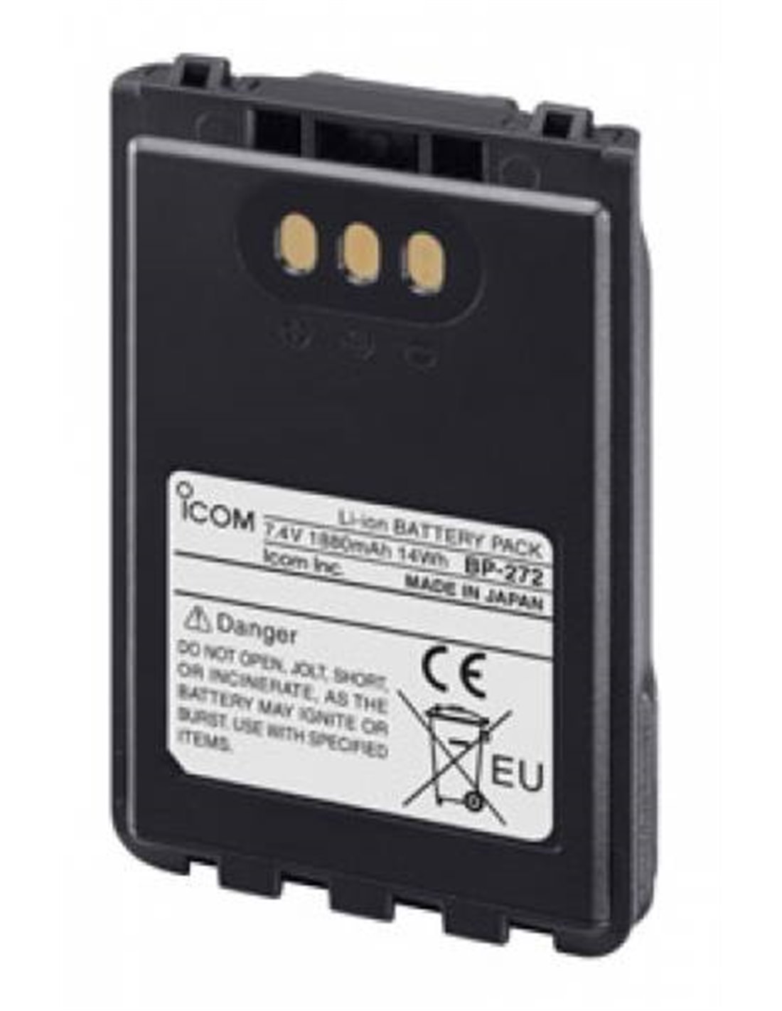 BP-272 ICOM - BATTERIA RICARICABILE AGLI IONI DI LITIO ID-E52 ID-51 IC-705