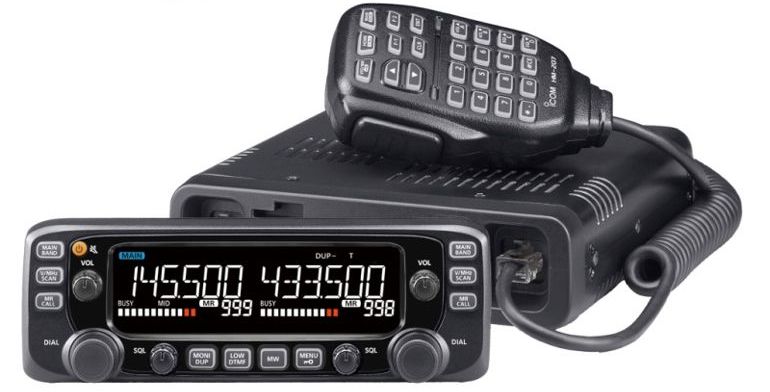 Icom IC-2730E Black Edition - Ricetrasmettitore veicolare dual band UHF/VHF 50W