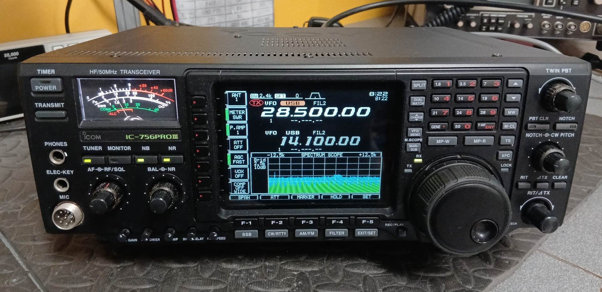 ICOM IC-756 PRO III RTX HF/50MHZ -PARI AL NUOVO - ULTIME SERIE - FINALI MOSFET