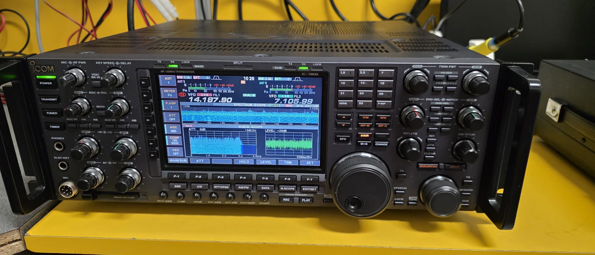 ICOM IC-7800 RTX HF/50 MHZ ULTIMA SERIE ROOFING 3/6/15 kHZ, PERFETTO