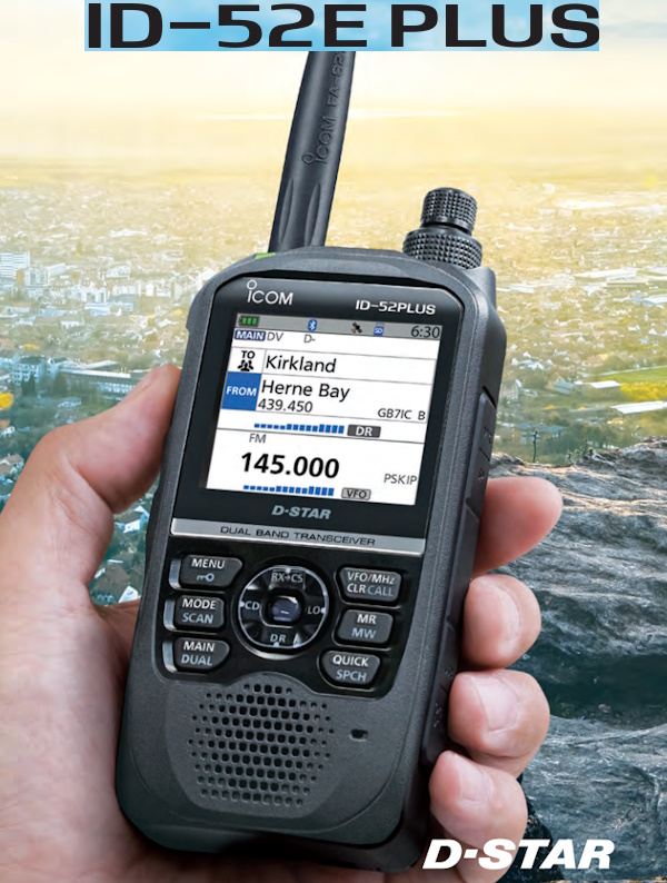 ICOM ID-52E PLUS - RTX Bibanda Dstar Analogico