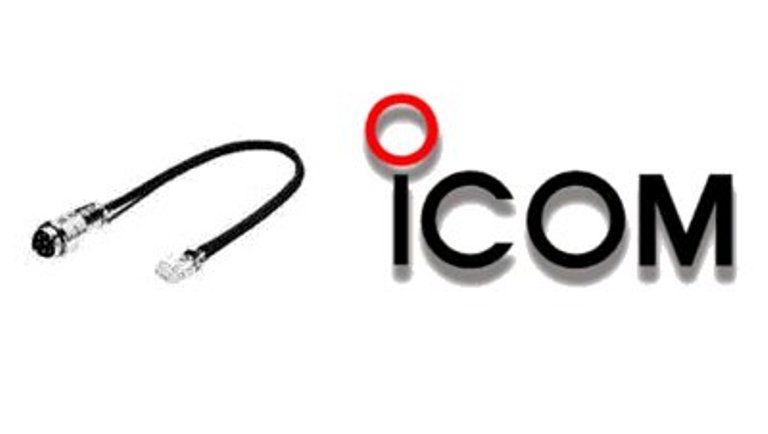 ICOM OPC-589 CAVO ADATTATATORE MICROFONICO 8 POLI-RJ ORIGINALE