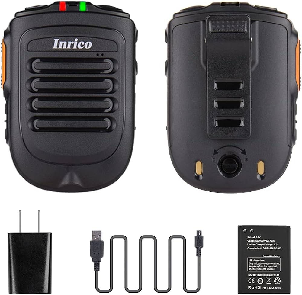 INRICO B-01 PTT Microfono Altoparlante Bluetooth