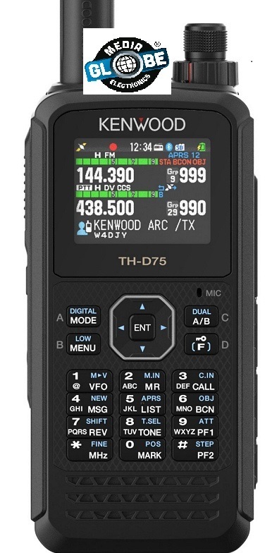 KENWOOD TH-D75E Ricetrasmettitore Bibanda 144/430 MHz con D-STAR e GPS
