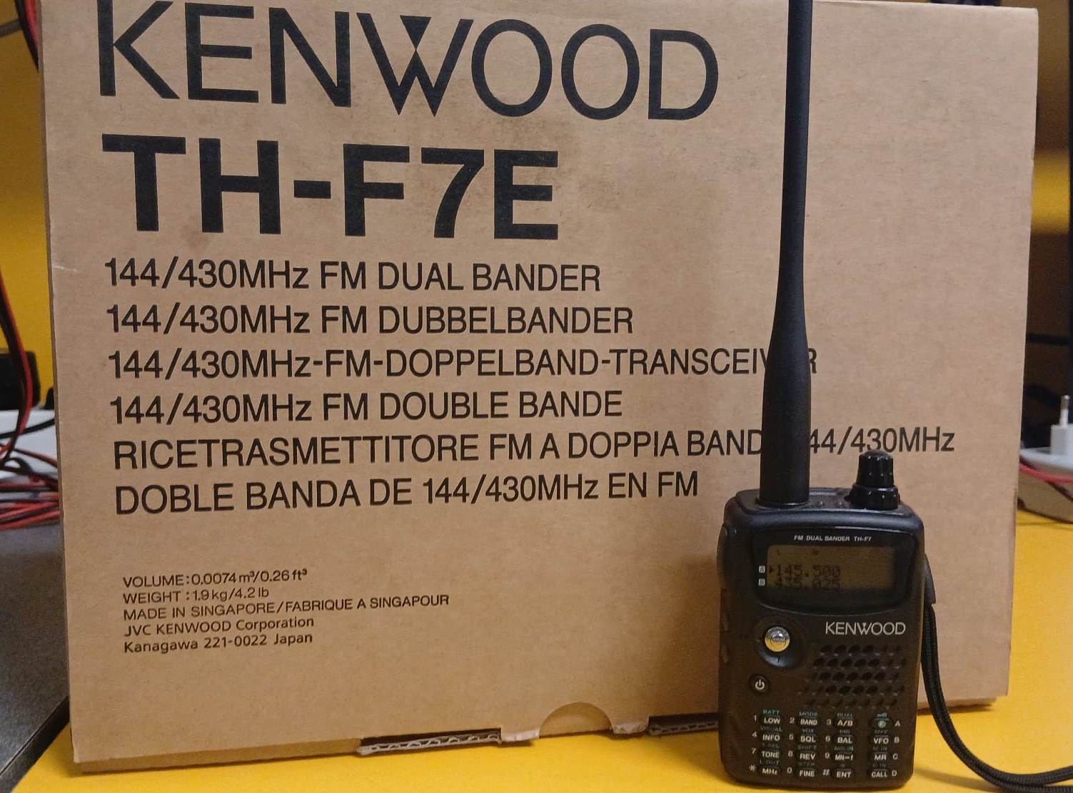 KENWOOD TH-F7E - RTX BIBANDA C/O SCANNER PORTATILE RX SSB HF