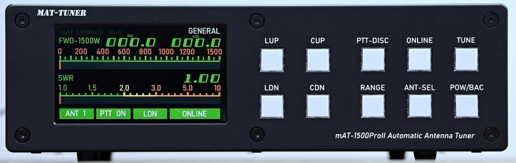 MAT-1500ProII TUNER - accordatore automatico 1500w con SWR/WATTMETRO